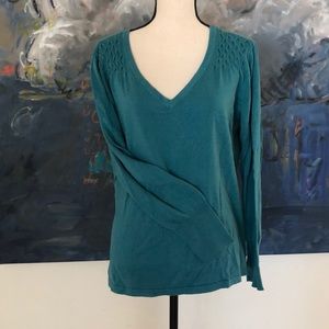 Ana teal/turquoise sweater XL